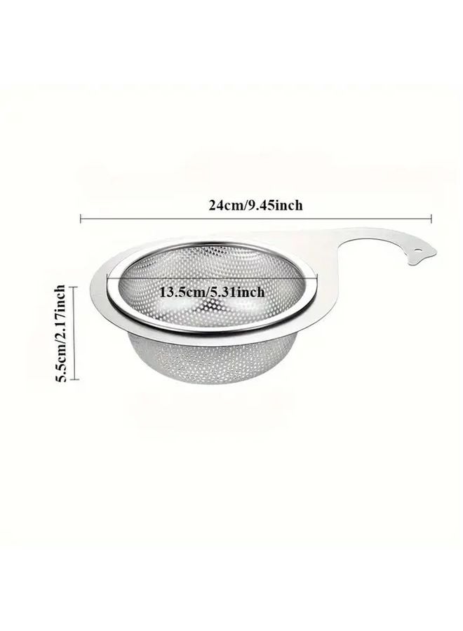 1pc Stainless Steel Kitchen Sink Strainer Food Waste Filter Dishwasher Safe - Image 4