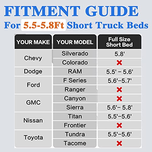 hufaut Camping Pickup Truck Bed Air Mattress Thicken Sleeping Pad for 5.5-5.8Ft Full-Size Short Truck Beds Outdoor Camping Car Travel(Purple) - Image 5