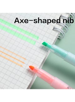 Deli Deli EU35304 Highlighter Pen - Assorted Colors - 6pcs - ideal for marking, journaling, and DIY decoration  - Image 3