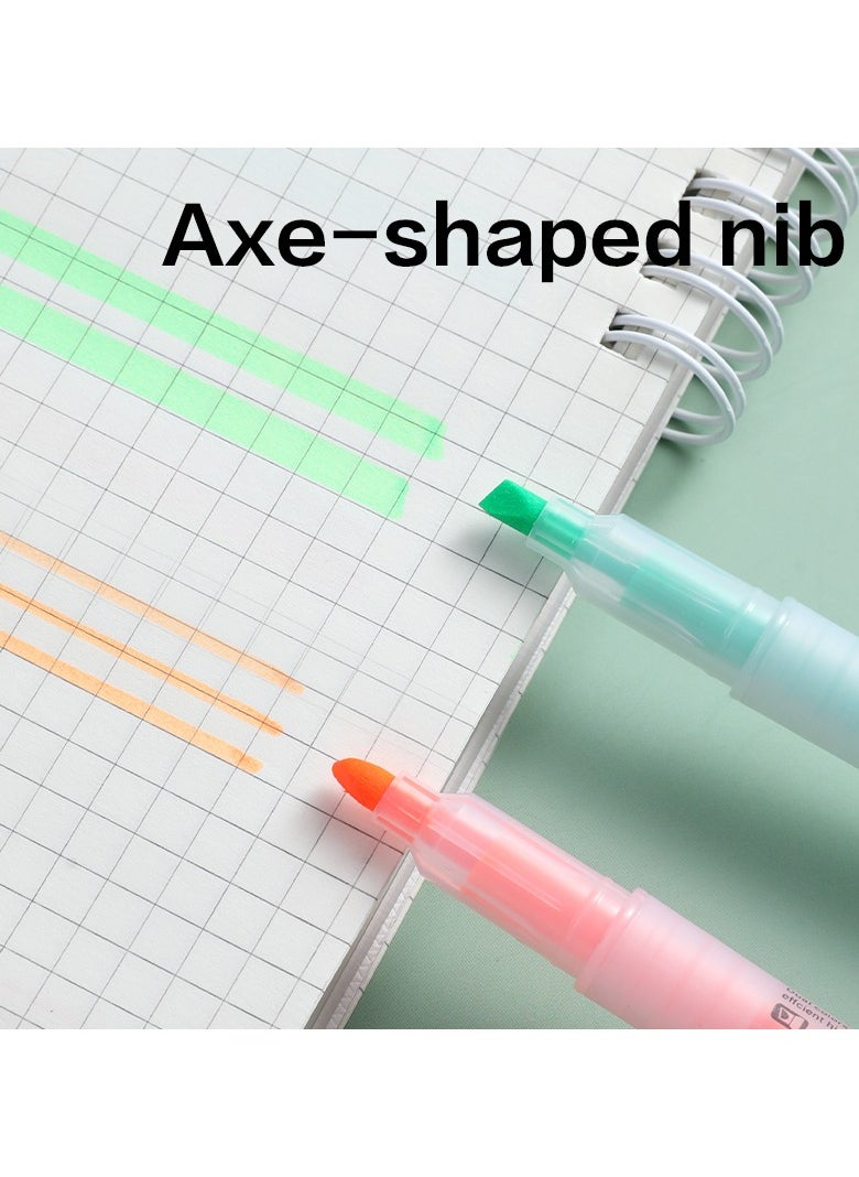 Deli Deli EU35304 Highlighter Pen - Assorted Colors - 6pcs - ideal for marking, journaling, and DIY decoration  - Image 3