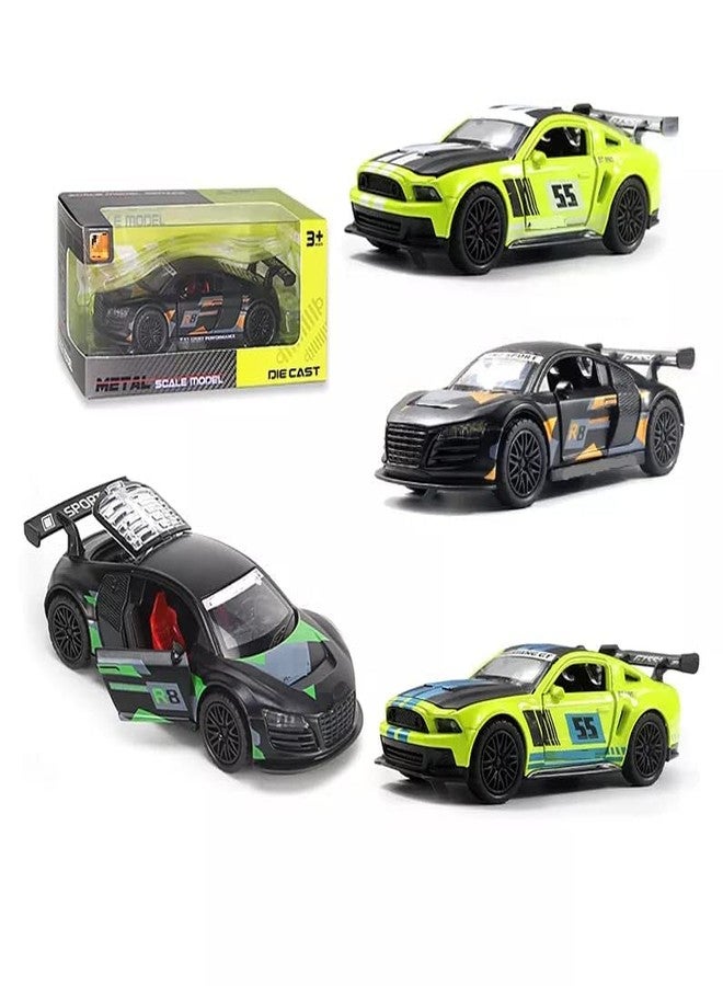 Blackzone Mini Metal Car for Kids, Small Mini Racing Cars Suitable for Children 3 4 5 6 Years Old, Vehicle Racing Cars for Kids Push and Go (Pack of 2) - Image 1