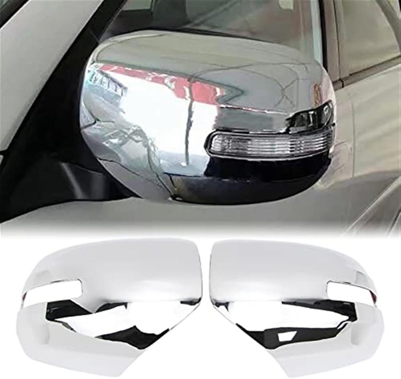 Wivplex Chrome Side Wing Mirror Covers for Mitsubishi