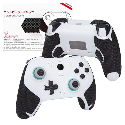 HOTLINE GAMES HOTLINEGAMES Controller Grips Tape Compatible with Gamesir G7 Pro / G7 SE / G7 HE Controller Accessories, Non-Slip, Sweat-Absorbent, Textured Soft Skin Kit, Easy Apply (Handle Grips+Buttons+Triggers) - Image 1