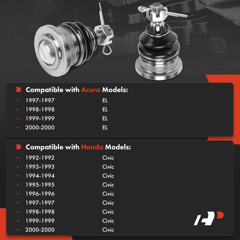 Front Upper Ball Joint Set for Honda Civic  Acura EL - Image 2