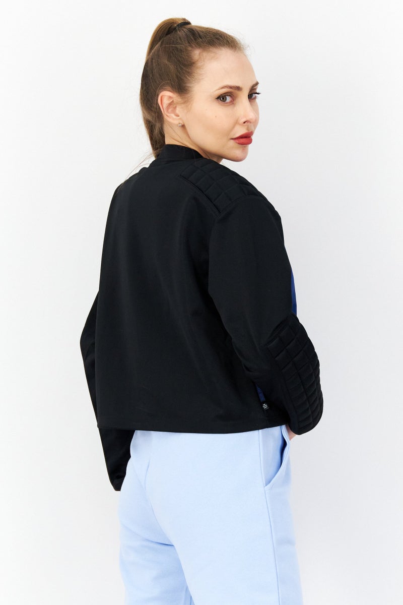 adidas Originals Women Sportswear Fit Football Jersey, Black - Image 3