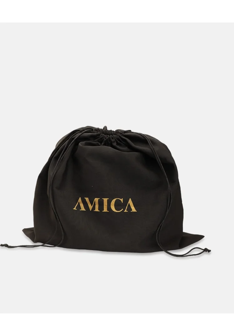 AMICA Elora Women's Leather Women's Shoulder Crossbody Bag with Woven Strap
