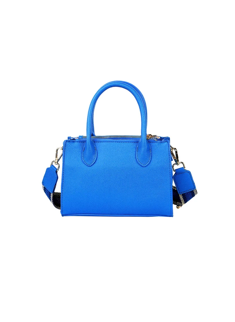 أميكا Elora Women's Leather Women's Shoulder Crossbody Bag with Woven Strap