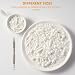 Kasvan White Mix Sugar Sprinkles  Edible Candy Pearls with 4Claw Sprinkle Pen118g416 Oz Gift Box Pack Baking Cake Decorations Ice Cream Toppings and Cookie Decorating Wedding Party Chirstmas Supplies - Image 4