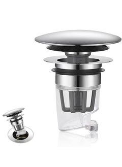 Generic Universal Sink Plug Stopper with Hair Catcher and Removable Basket for Easy Cleaning and Odor Control  - Image 1