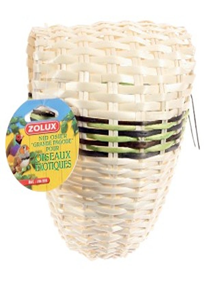 ZOLUX - Wicker Pagoda Nest - Image 1