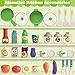 Letapapa Play Kitchen Set Kids Kitchen Playset with Realistic Sound Light Cooking Stove Sink Play Food and Accessories 57 Pcs Kitchen Toys Gifts for Toddlers 24 35 Boys Girls Green - Image 4