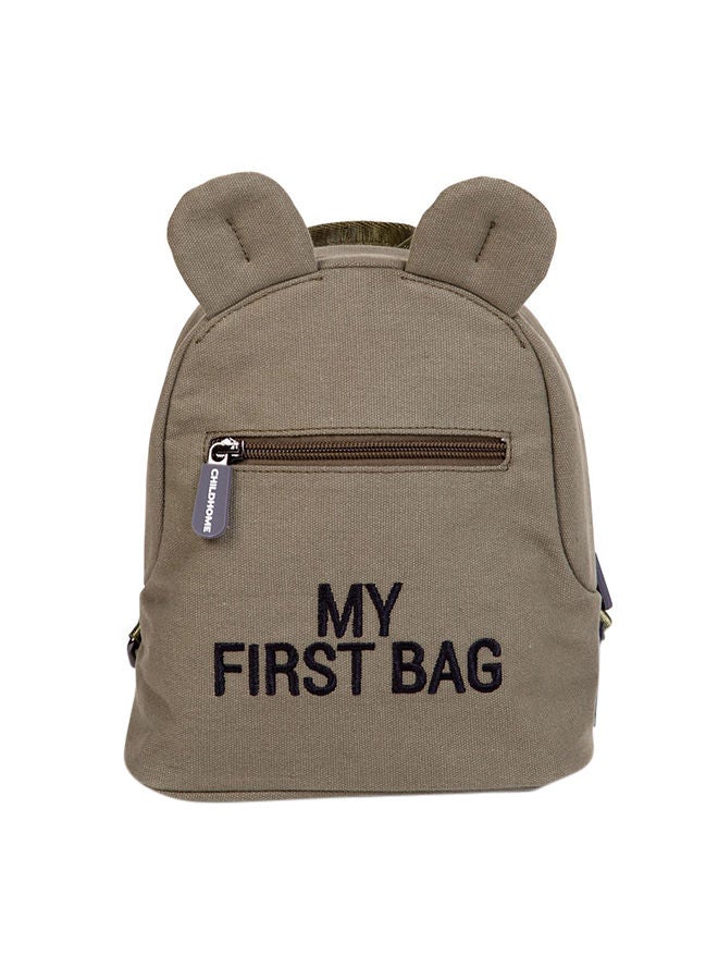 CHILDHOME Kids My First Bag Khaki Canvas - Image 1