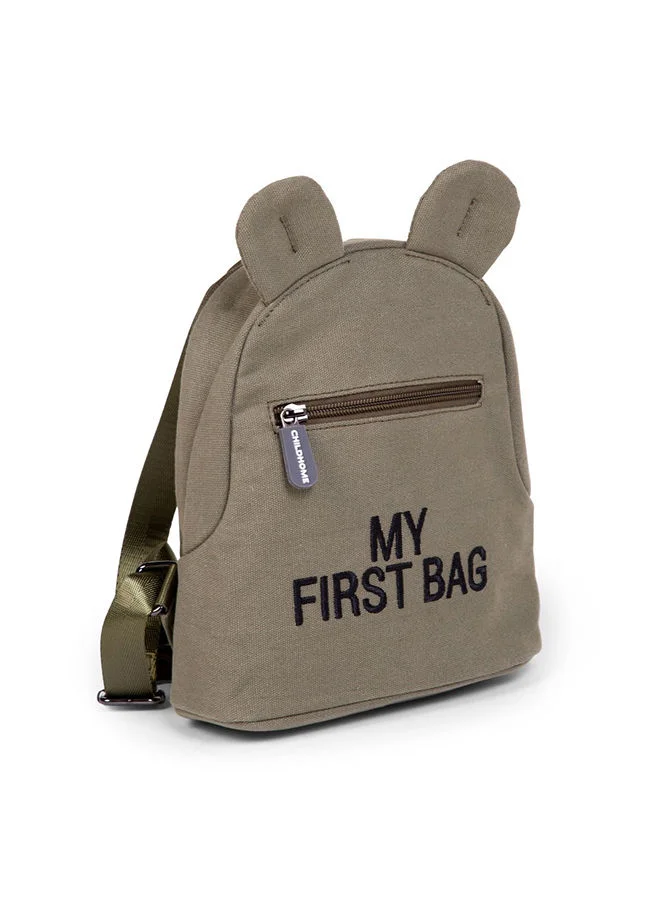 CHILDHOME Kids My First Bag Khaki Canvas