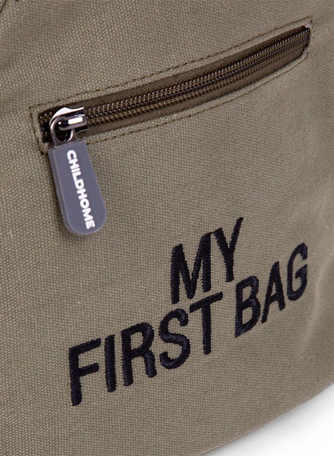 CHILDHOME Kids My First Bag Khaki Canvas - Image 5