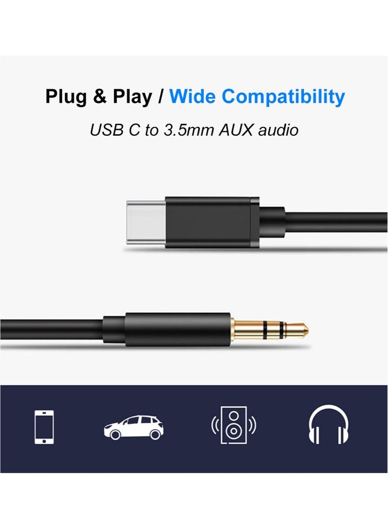 Type C to 3.5mm AUX Audio Jack Adapter Cable for all Type C Devices - Image 2