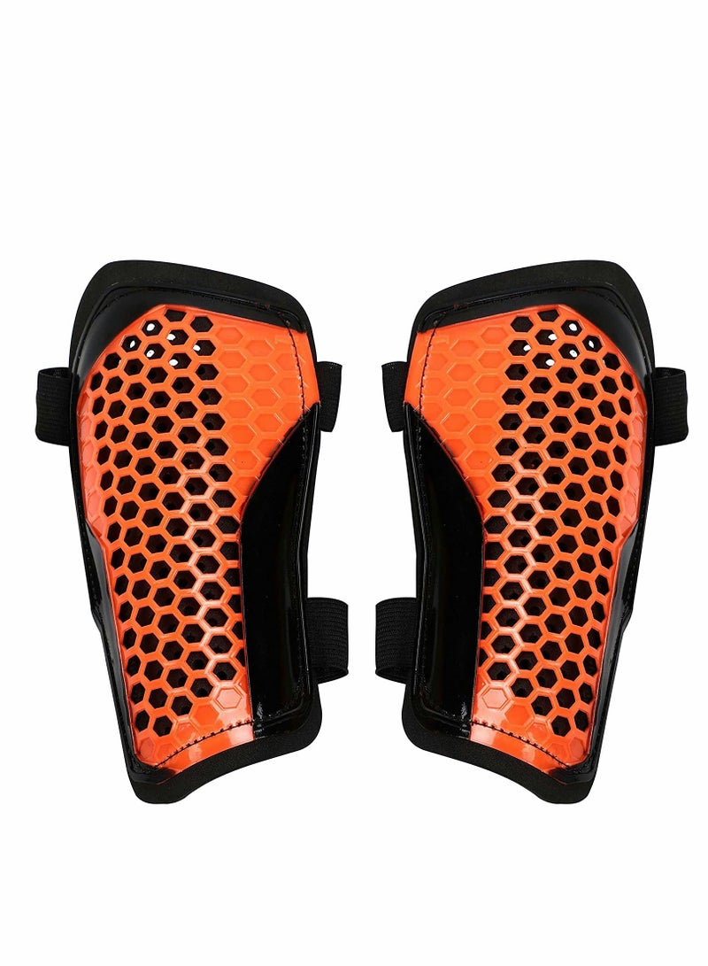 Excefore Soccer Shin Pads, Kids Soccer Shin Guards Board, Perforated Breathable & Protective Gear, Sports Safety Legs Shinguard Protector for 3-6 Years Teenagers - S - Image 1