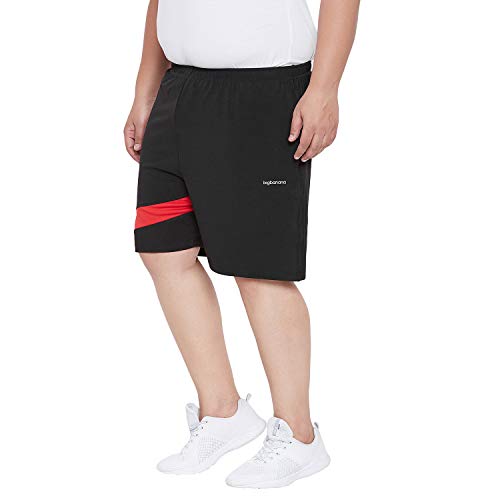 Bigbanana Men's Regular Fit Shorts (Buxton,Black,2XL) - Image 3