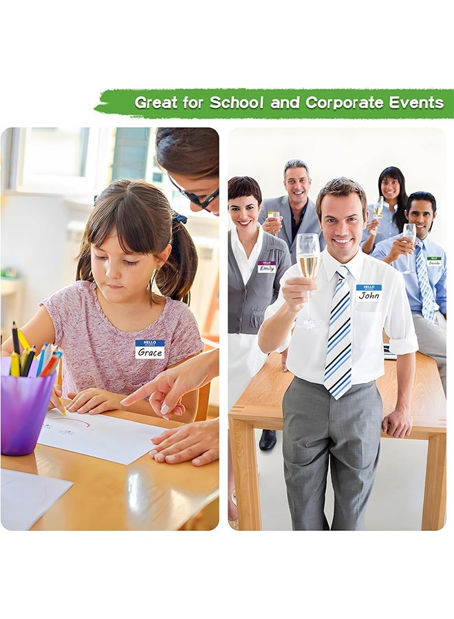 MXN 15 Sheets (240 Pcs) School Name Label Stickers, Peel & Stick Identification Badges, Waterproof Baby Bottle Labels for Schools Offices Themed Parties Families and Competitions - Image 5