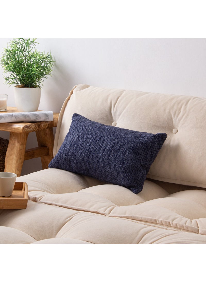 Homedius - Limosse Navy Blue Decorative Cushion 50x30 cm - Image 1