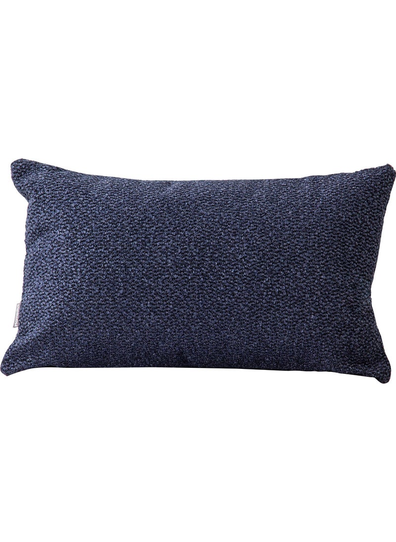 Homedius - Limosse Navy Blue Decorative Cushion 50x30 cm - Image 1