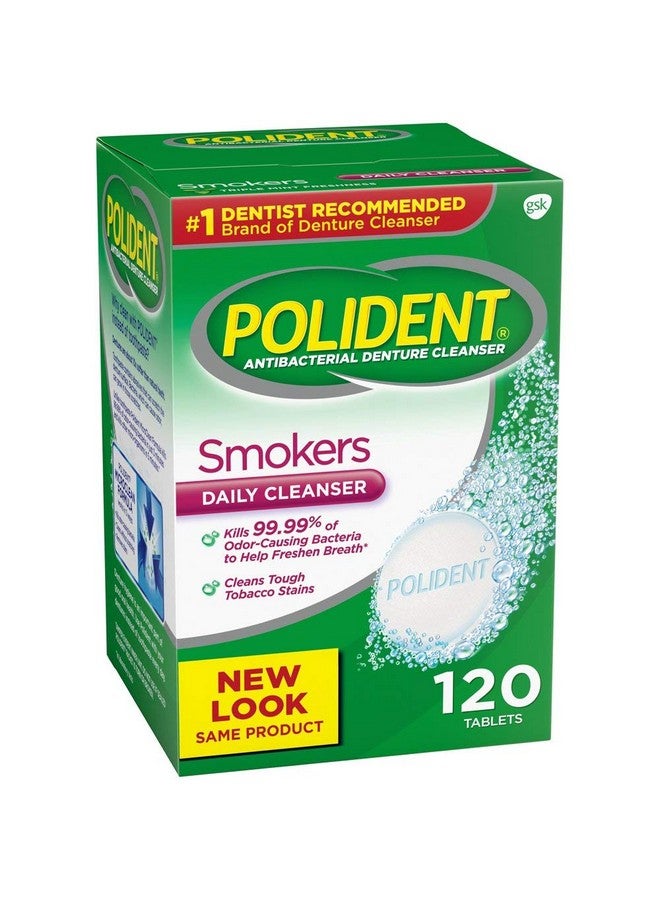 Polident Smokers Denture Cleanser 120 ea (Pack of 6)