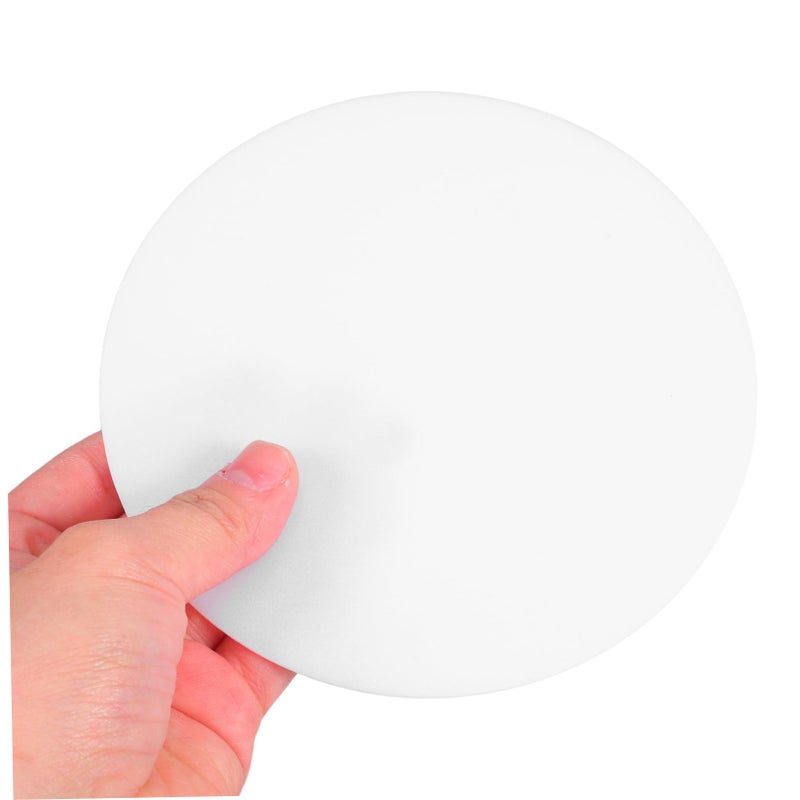 4PCS 135mm White Plastic Anti Glare Light Diffuser Covers For Recessed Lighting - Image 5