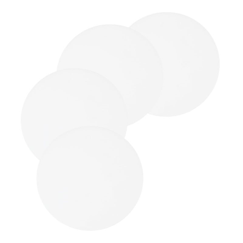 4PCS 135mm White Plastic Anti Glare Light Diffuser Covers For Recessed Lighting - Image 2