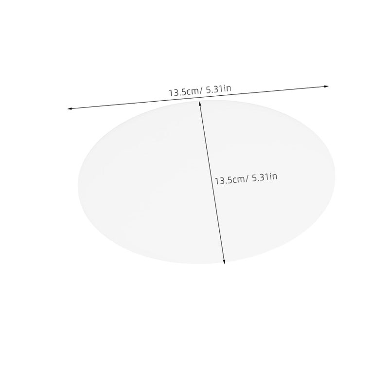 4PCS 135mm White Plastic Anti Glare Light Diffuser Covers For Recessed Lighting - Image 3
