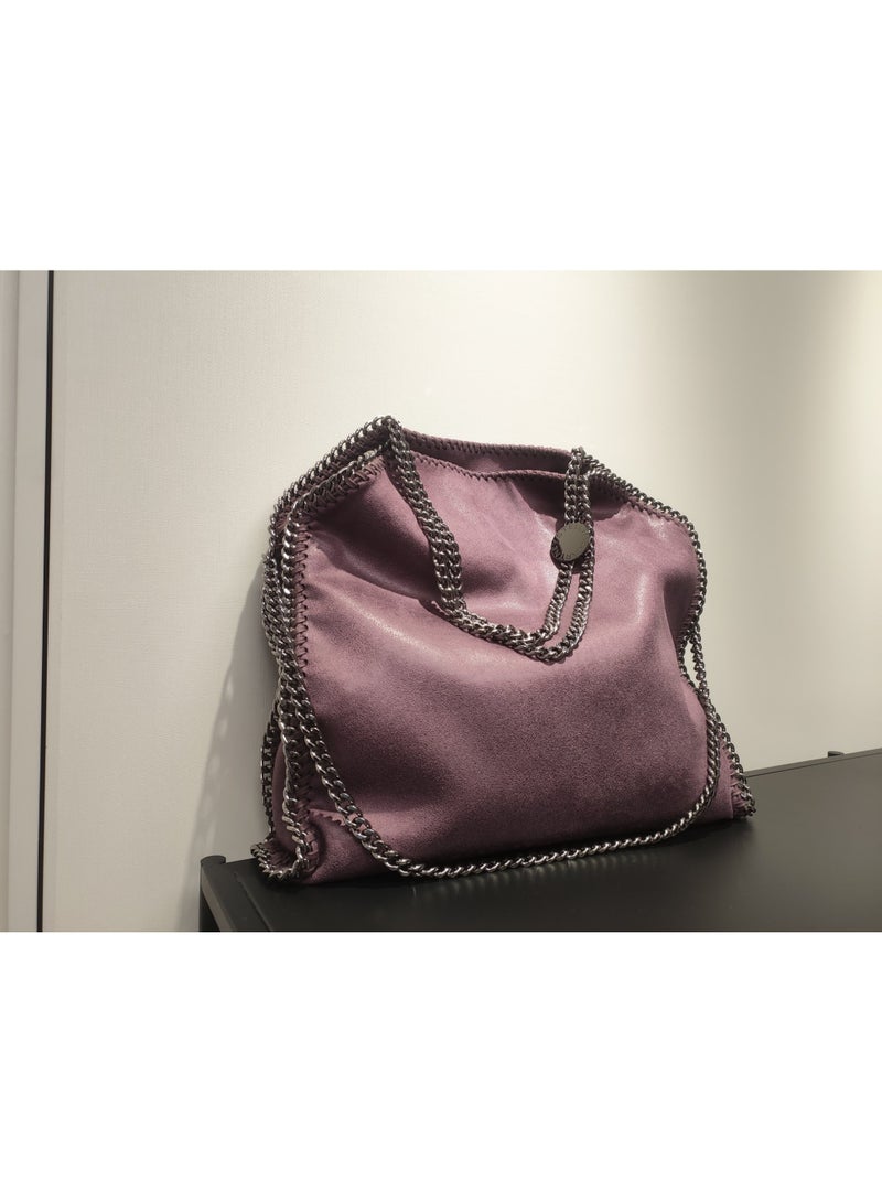 stella falabella chain Fold-Over LARGE size tote bag - Image 4