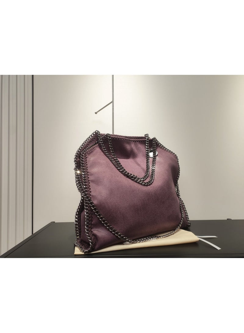 stella falabella chain Fold-Over LARGE size tote bag - Image 3