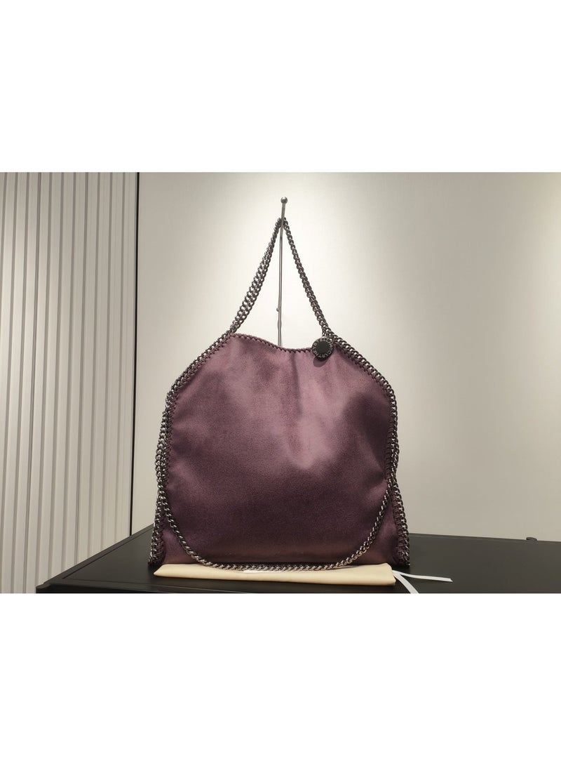 stella falabella chain Fold-Over LARGE size tote bag - Image 1