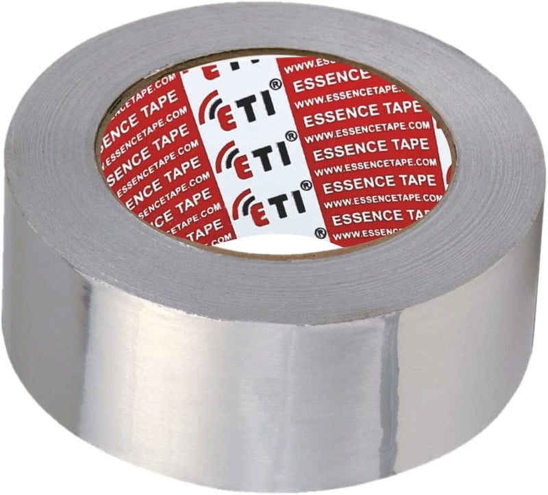ETI Aluminium FOIL Adhesive Tape 48mm X 20 Mtr Set of 01 | Silver - Image 1