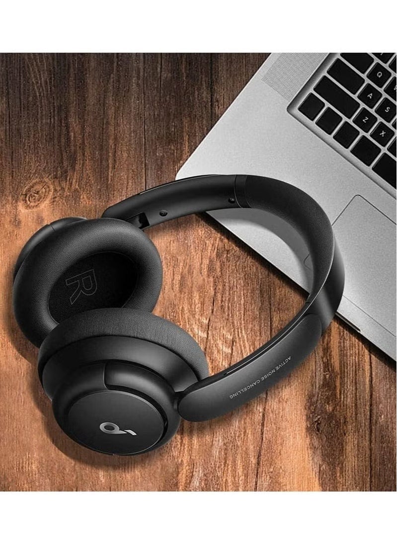 OULIYO - Replacement Earpads Cushions for Anker Soundcore Headphones Q30 and Anker Q35, Life Q30 Earpads Ear Cushions with Protein Leather Skin and Memory Foam (Black) - Image 1