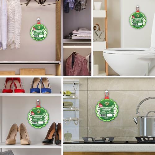 SOULFRESH Air Freshener flower Rose, Lavender, Jasmine, Citrus Block for Bathroom and Toilet 100gm Each - 4 Flower - Image 3