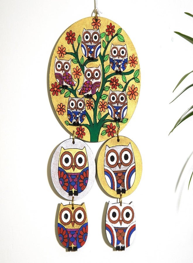 picknMAKE Art & Craft Kit for Kids & Adults, DIY Home Decor, Wooden Owl Painting Kit (All Materials Included) - Image 1