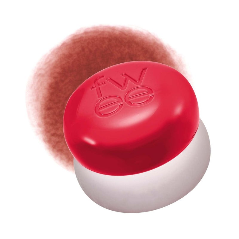 fwee fwee Blurry Pudding Pot  Airbrushed Blush  Lip Buildable Pigment Longlasting Lightweight Easy to Blend Natural Soft Matte Finish  Fav Tanned Brown  017 oz 