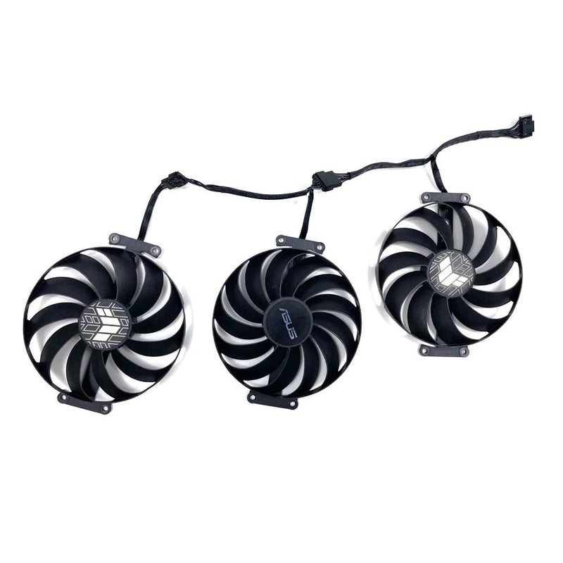 95MM 7PIN T129215SU CF1010U12S FDC10U12S9-C GPU Fan for ASUS TUF Gaming for Radeon RX 6700 6800 6900 XT OC Version Graphics Fan Laptop Parts(3PCS T129215SU) - Image 1