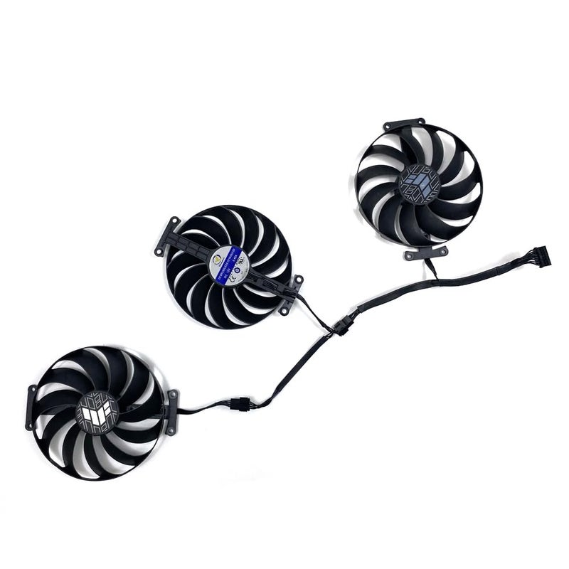 95MM 7PIN T129215SU CF1010U12S FDC10U12S9-C GPU Fan for ASUS TUF Gaming for Radeon RX 6700 6800 6900 XT OC Version Graphics Fan Laptop Parts(3PCS T129215SU) - Image 4