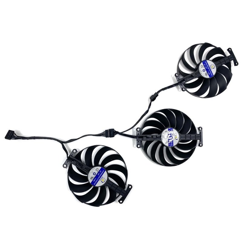 95MM 7PIN T129215SU CF1010U12S FDC10U12S9-C GPU Fan for ASUS TUF Gaming for Radeon RX 6700 6800 6900 XT OC Version Graphics Fan Laptop Parts(3PCS T129215SU) - Image 5