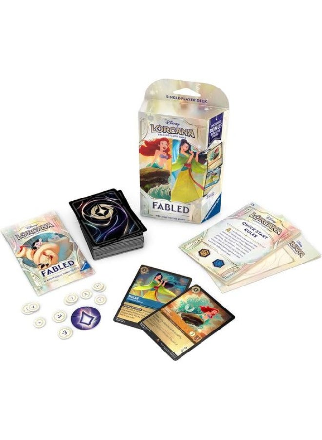 curveball Disney Lorcana TCG : Fabled - Ariel & Mulan Deck - Image 3