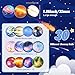 Ecoofor 30 Pack Galaxy Bouncy Balls 32 mm Space Themed Rubber Balls in 30 Styles Bulk Space Party Favors for Kids Goodie Bag Fillers Bag Stuffers Space Toys for Boys and Girls - Image 4