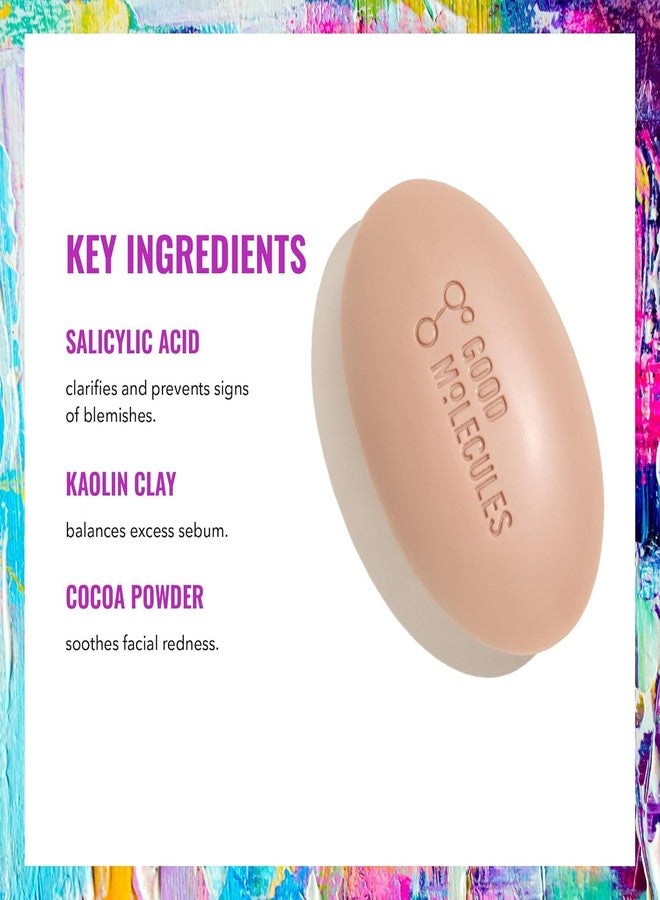Good Molecules Clarify and Cleanse Bar Pack 2 – 89 g / 3.15 oz Each | Soap Free Face & Body Cleansing Bar with Salicylic Acid (BHA) - Image 3
