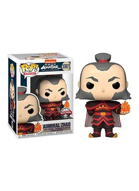 Funko Pop! Animation: Avatar - Admiral Zhao With Glow In The Dark Fireball, Amazon Exclusive