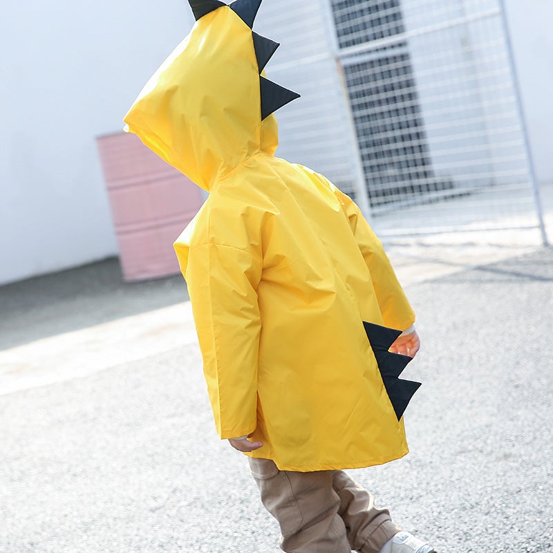 Children'S Baby Raincoat Kindergarten Dinosaur Kidsren'S Large Class Poncho Kidsren'S Poncho Spring & Fall 2-6 Years Old Cartoon - Image 2