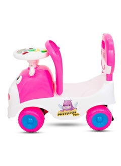 البدر Baybee Hippo Race Kids ركوب على سيارة الدفع للأطفال الصغار لعبة سيارة الطفل الأطفال رايدر والرضع ألعاب السيارات الطفل | مناسب للأطفال للأولاد والبنات (1-3 سنوات)  - Image 4
