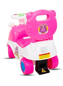 البدر Baybee Hippo Race Kids ركوب على سيارة الدفع للأطفال الصغار لعبة سيارة الطفل الأطفال رايدر والرضع ألعاب السيارات الطفل | مناسب للأطفال للأولاد والبنات (1-3 سنوات)  - Image 2