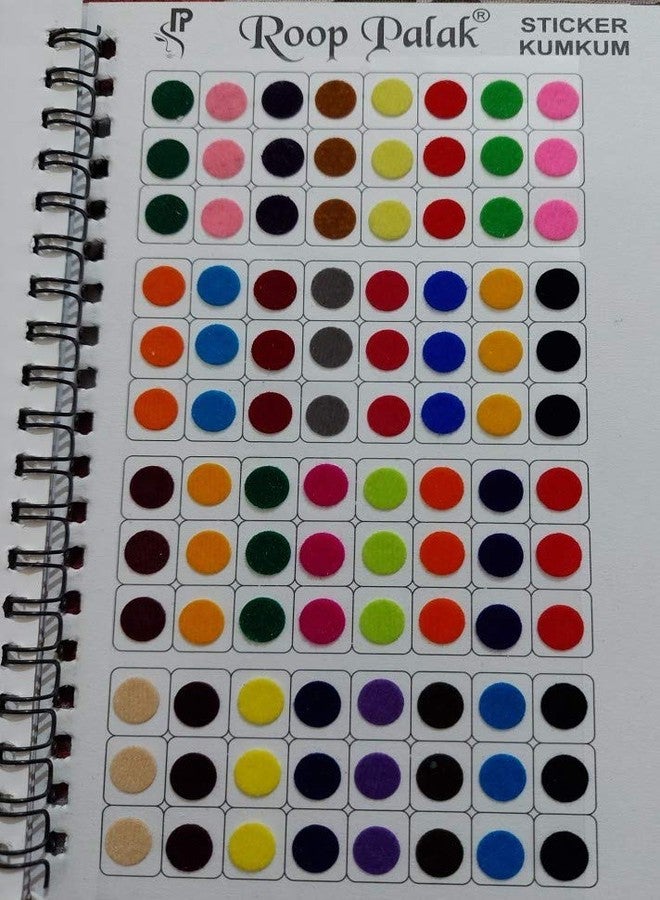 Navya suhag STICKER KUMKUM SPIRAL BOOK bindi multi color - Image 3