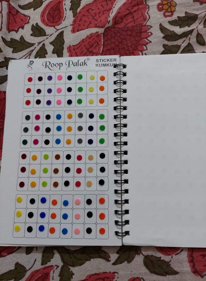 Navya suhag STICKER KUMKUM SPIRAL BOOK bindi multi color - Image 2
