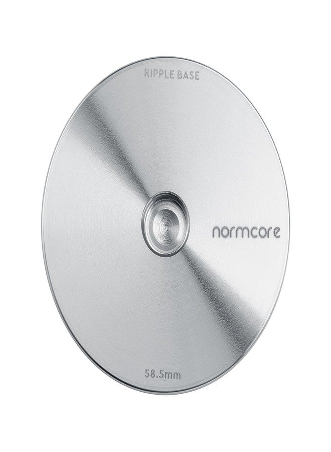 نورمكور قاعدة مكبس قهوة بديلة من نورمكور، مقاس 58.5 مم، مصنوعة من الفولاذ المقاوم للصدأ 304، تناسب مكبس قهوة الإسبريسو ذي الزنبرك من نورمكور، وتُنتج أخاديد استخلاص متساوية. - Image 5