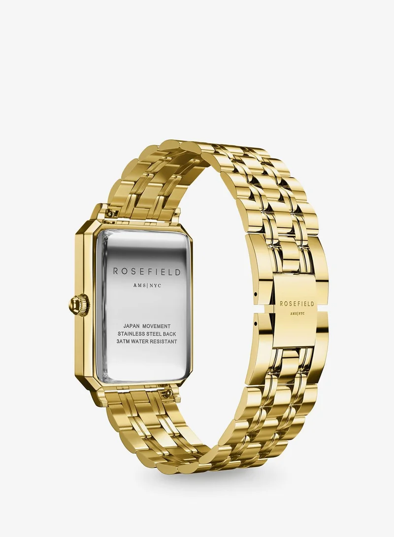 Rosefield  Rosefield Octagon White Sunray Steel Gold Women Watch - OCWSG-O40 for Women | Best Price UAE